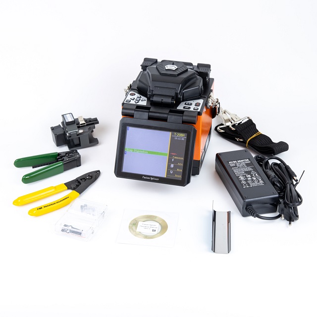 Mecanismo de calentamiento y empalme de Fiber Fusion Splicer