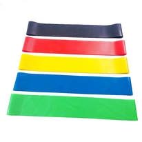 Loop Exercise Bands Set – 5 Natural Latex Resistance Bands for Rehab & Strength