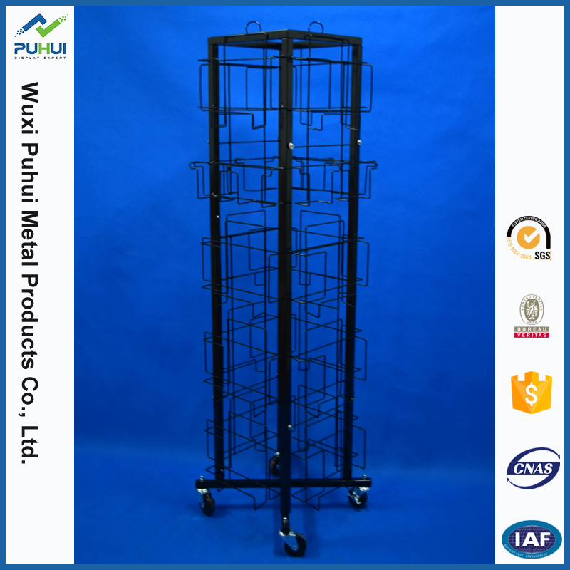 Floor Standing Mobile Steel Calendar Display Rack(PHY2053)