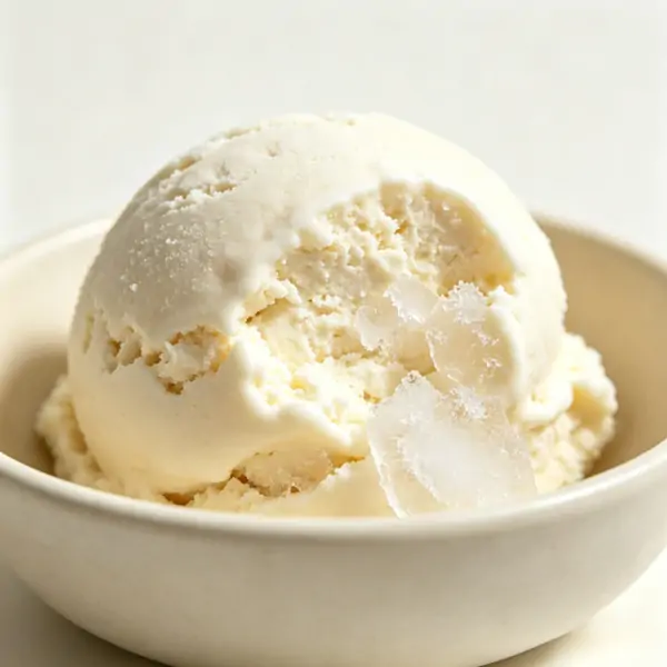 Helado Con Cristales De Hielo