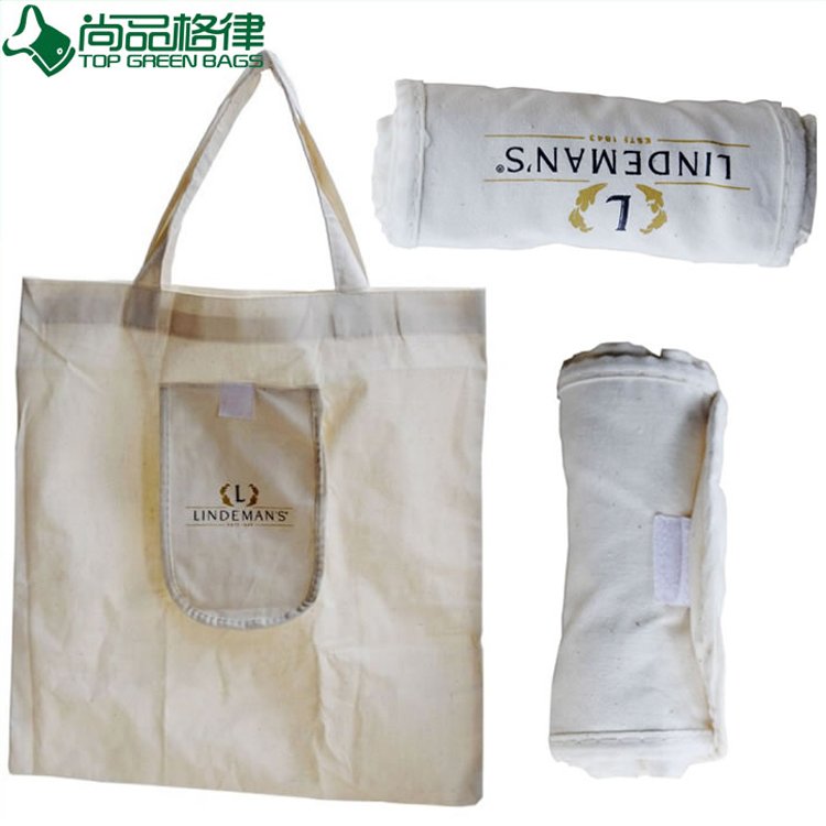 Fashion Shopping Tote Cotton Foldable Bag (TP-FB070)