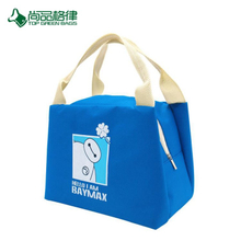 Custom Pattern Candy Color Large Capacity Polyester Large Waterproof Insulation Lunch Bag