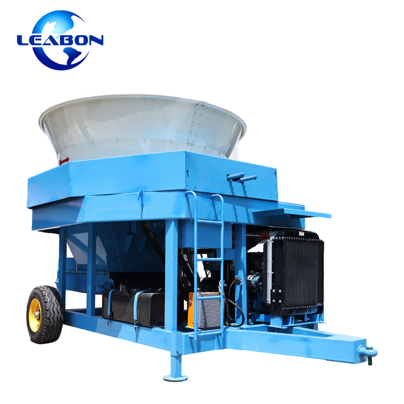 Bottom Belt Discharde Diesel Type Straw Bale Crusher Alfalfa Grass Shredder