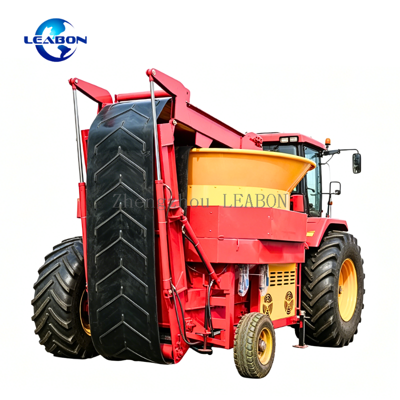 5TPH Straw Bale Crusher with Belt Conveyor Alfalfa Grass Shredder