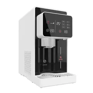 Máquina para hacer hielo en pepitas, 50 kg/24 h, con dispensador de agua caliente de 6 temperaturas, comercial