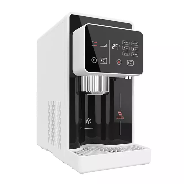 Máquina para hacer hielo en pepitas, 50 kg/24 h, con dispensador de agua caliente de 6 temperaturas, comercial