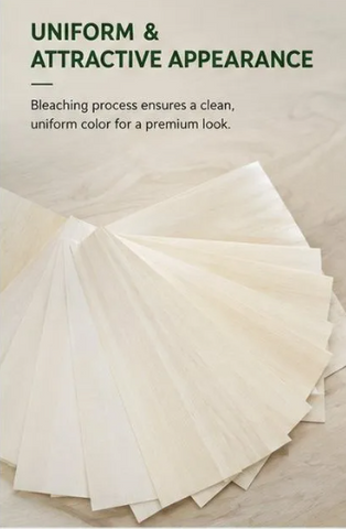 Eudr Fsc Certificate Bleached Natural Poplar Veneer White Poplar Wood Veneer