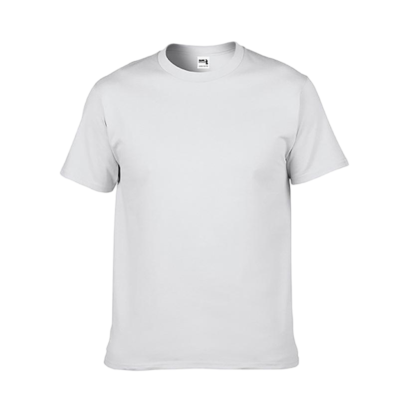 Customizable Cotton Basic Plain Crew Neck Short Sleeve T-shirt