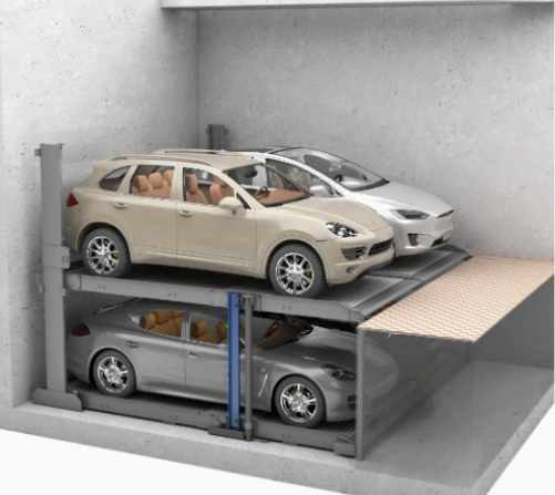 Hot Sale Two Post Underground Pit Car Parking Lift