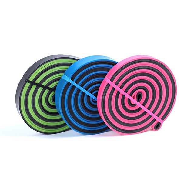 Dual color Pull-Up Resistance Bands, Fitness Bands,power bands,Muscle Building and Crossfit