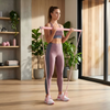 Portable 2-Section Pilates Bar Kit with Resistance Bands - Detachable Home Gym Workout Stick for Yoga, Full Body Toning, and Strength Training