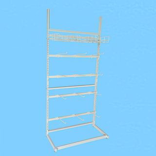 Slotwall Uprights Adjustable Hanging Rail Versatile Underwear Display Rack