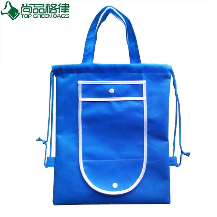 Foldable Eco PP Non Woven Drawstring Bags (TP-BP018)