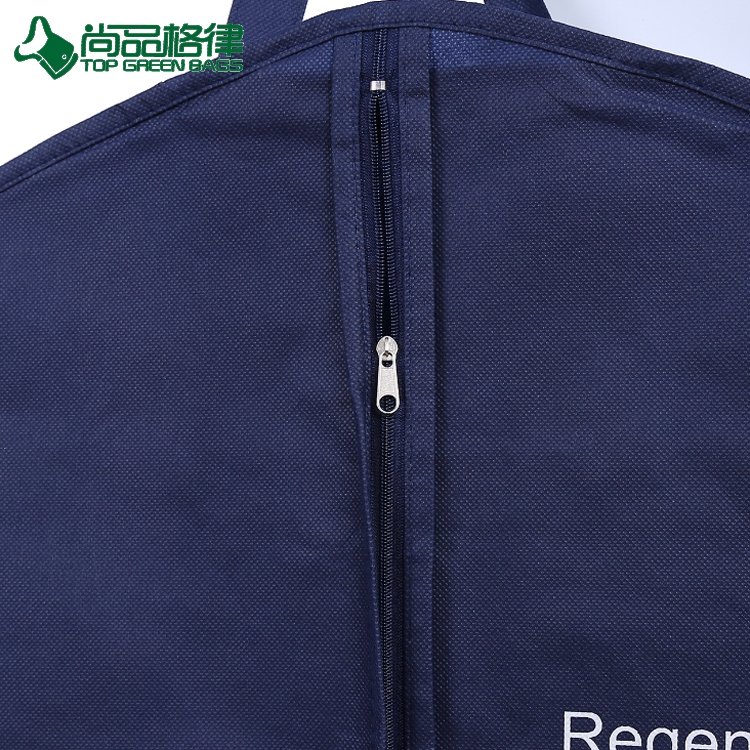 Custom Foldable Suit Cover Clothing Bag Garment Bags with Snap Button (TP-GB107)