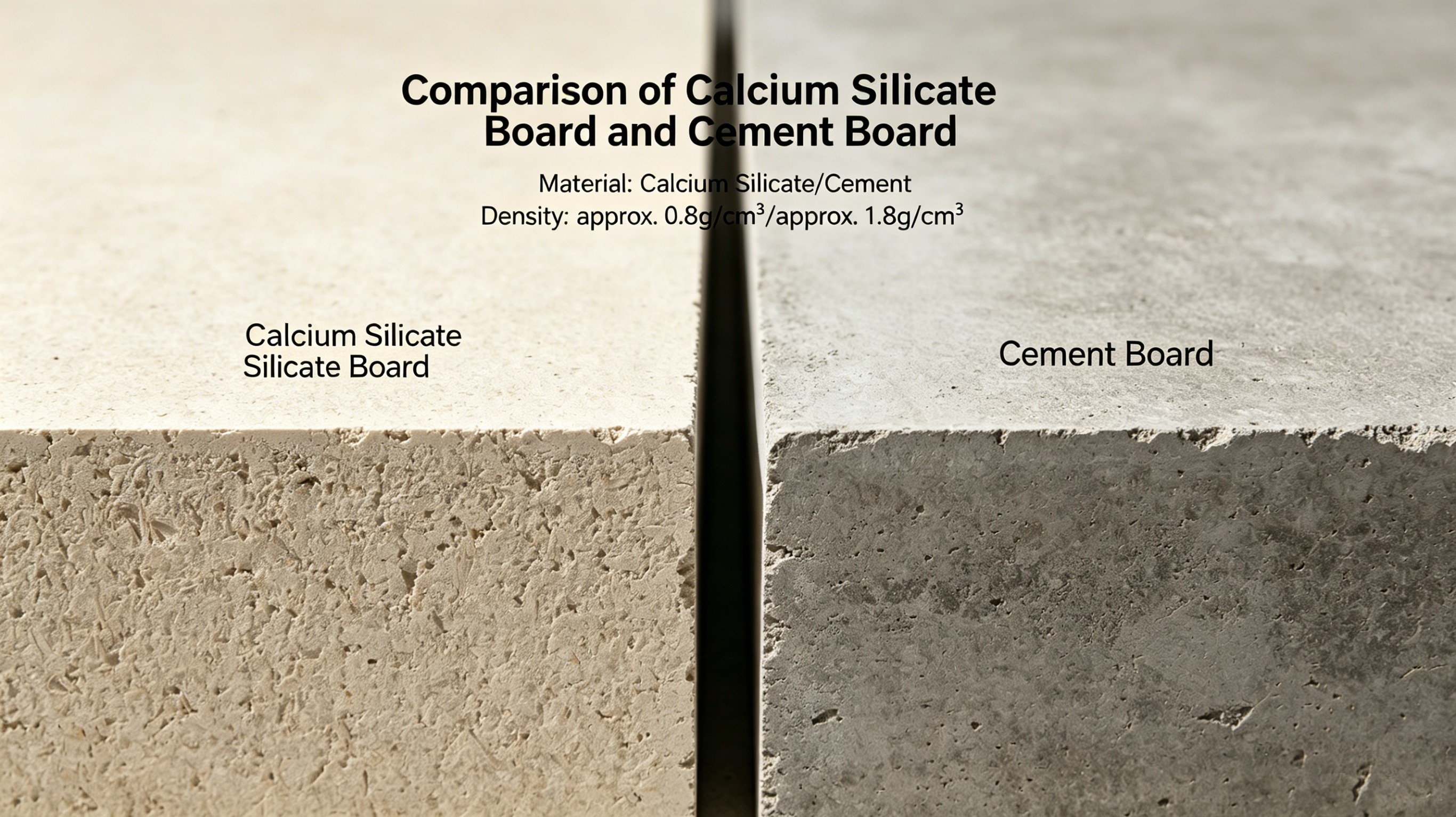 Calcium Silicate Board And Cement Board