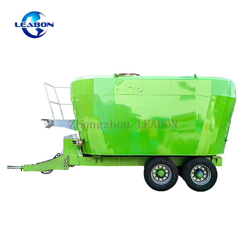16m3 Vertical TMR Mixer PTO Type Animal Feed Mixing Machine Silage Feed Cattle Camel Fodder Mixer