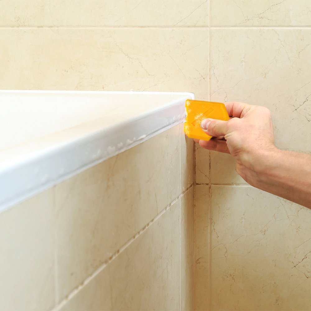 Silicone Sealant Scraper Smoothing Tool Caulking Tool Kit Grout Finishing Tools for Bathroom Kitchen Room，Set of 9