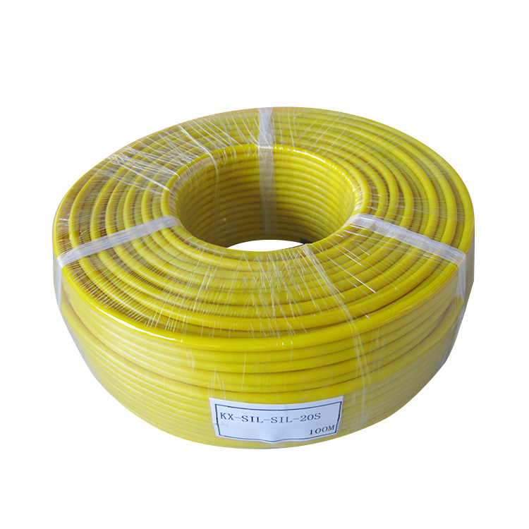 Silicone rubber insulated parallel construction thermocouple extension wire--Single pair, round