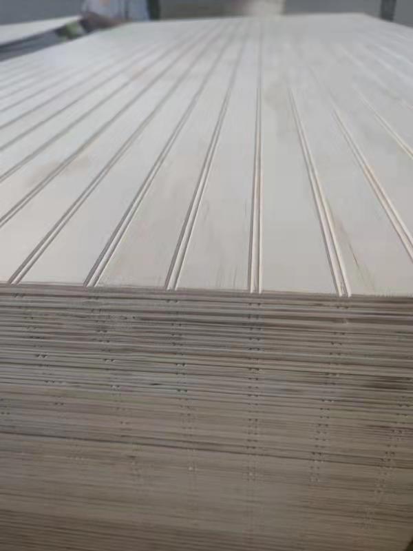 W grooved plywood