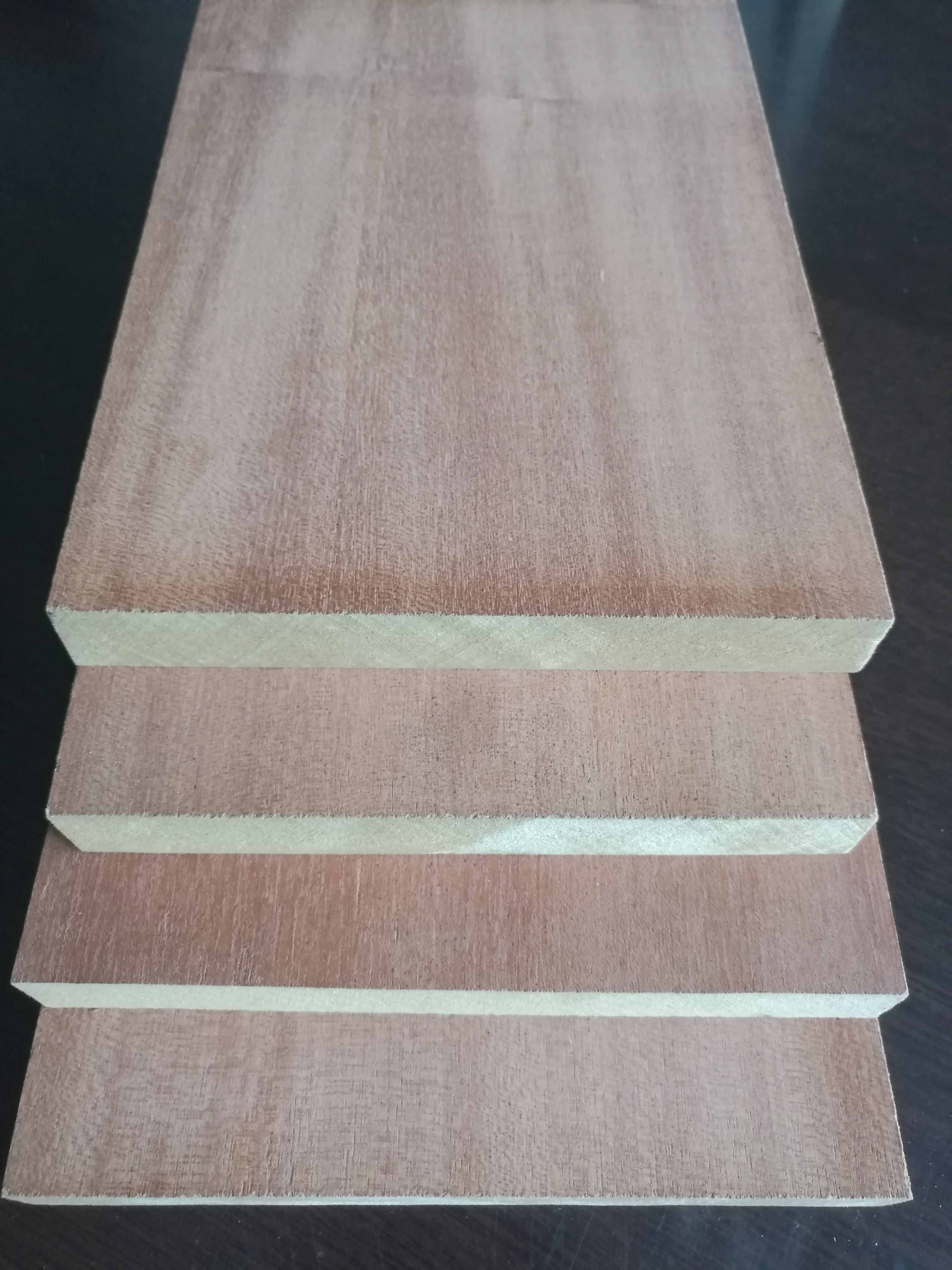 good quality natrual sapele veneered MDF board