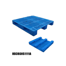 Plataforma de plástico apilable con cubierta de rejilla de 3 corredores