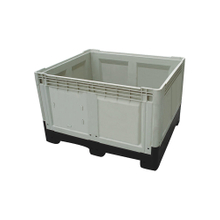 Contenedor de caja de paletas de plástico logístico de almacén de HDPE con ISO