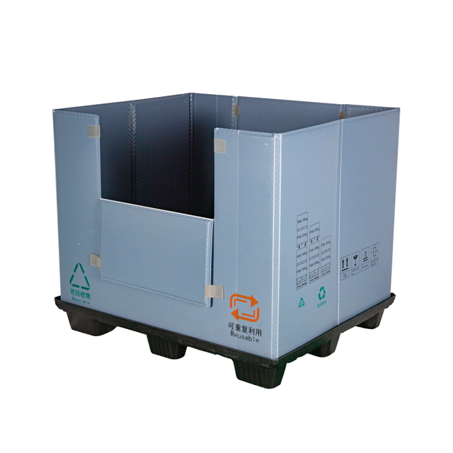 High Quality Sleeves PP Solid Foldable Plastic Pallet Box