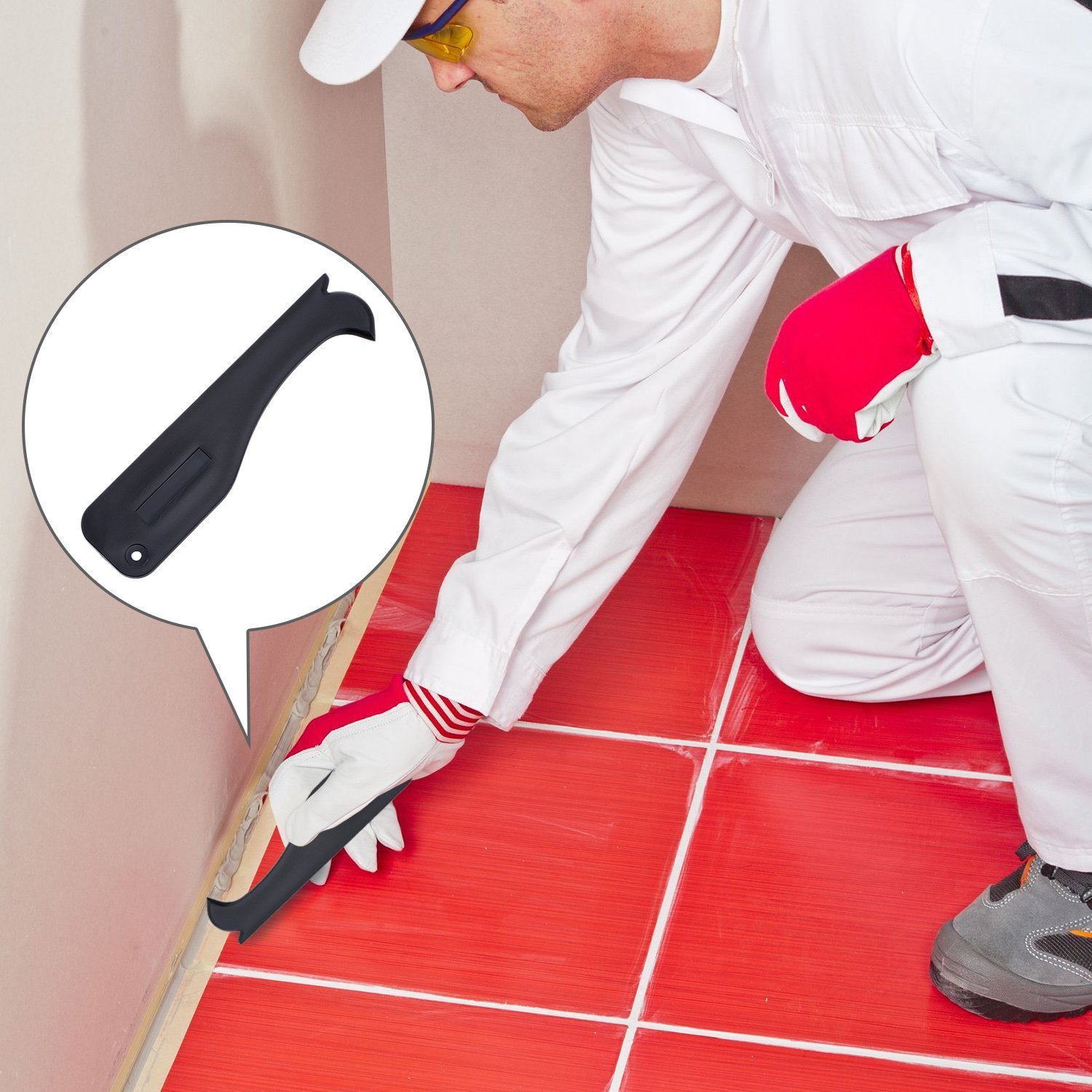 5 Pieces Sealant Tool Caulking Tool Silicone Remover Sealing Tool for Bathroom Kitchen Home Sealing Projects