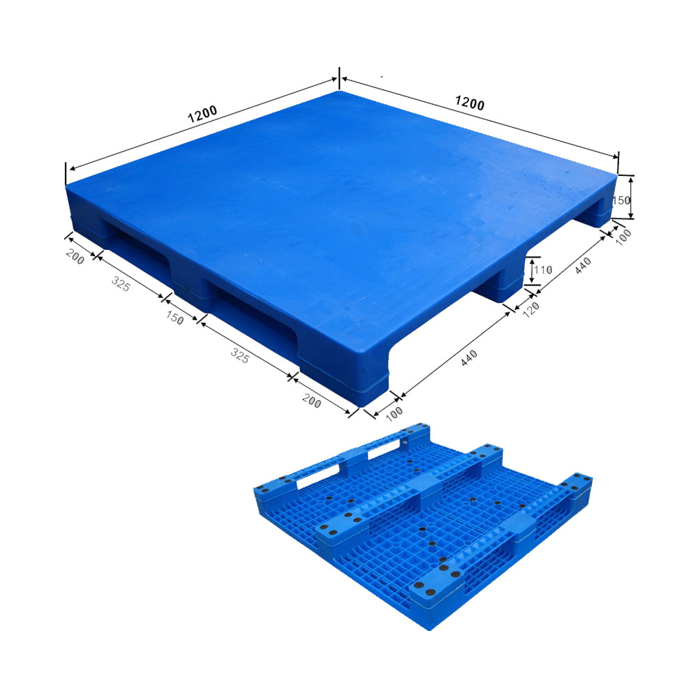 Plataforma de plástico Plataformas de almacenamiento de plástico de 3 corredores