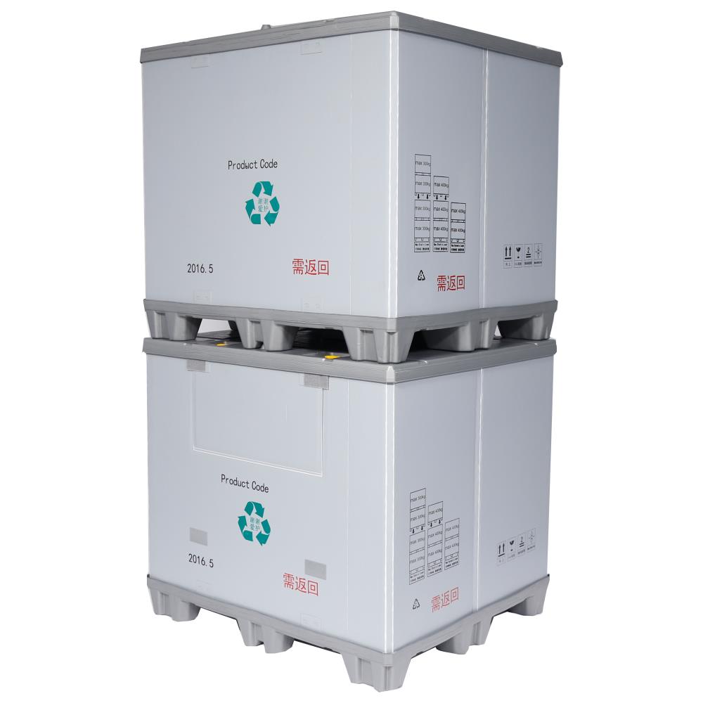¿Cómo mantener la caja con funda para palés en un ambiente de baja temperatura?