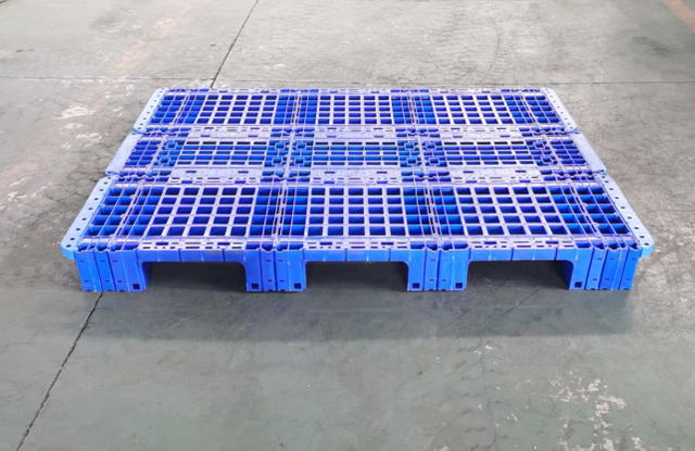 Plataforma de plástico tipo modular de tres corredores con plataforma abierta de HDPE
