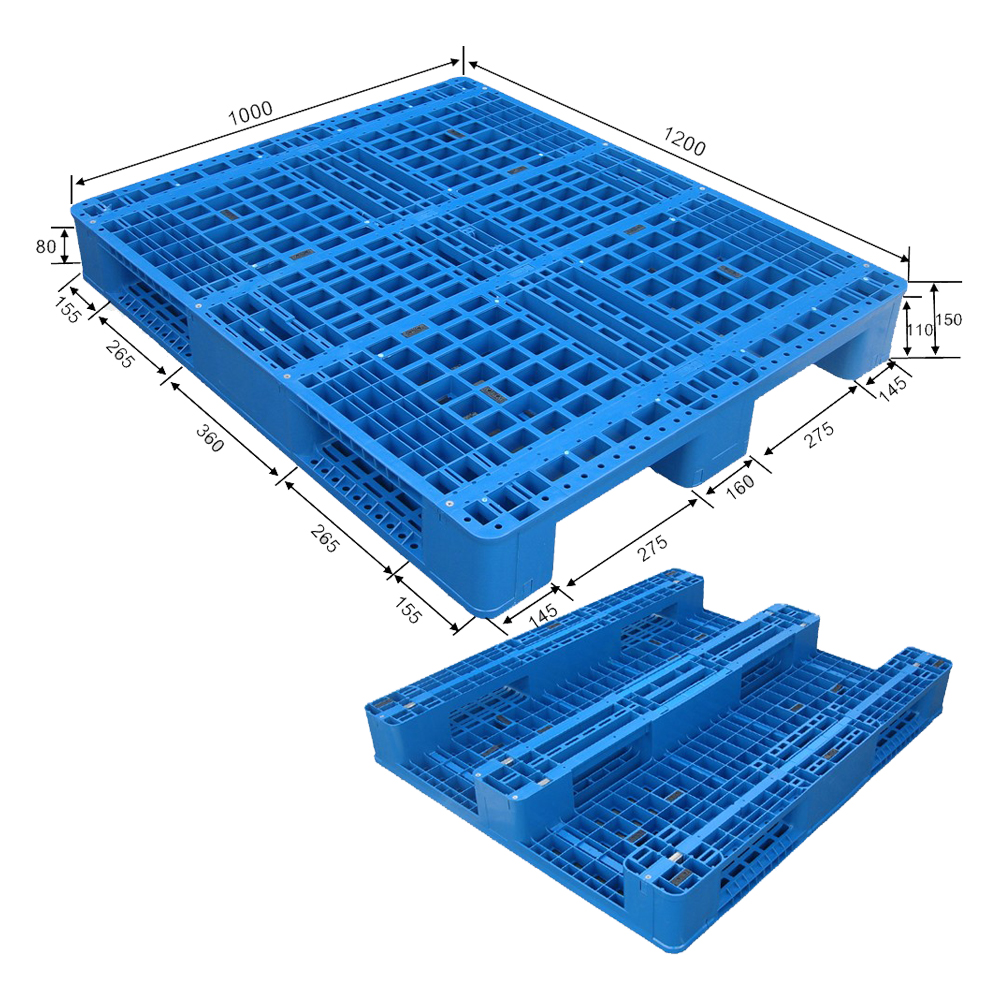 Palets de plástico moldeado por inyección HD3RGNS1210C