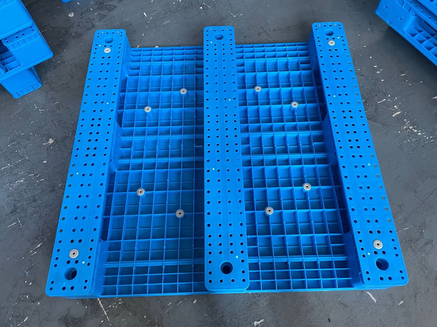 1200 x 1200 paletas de plástico reutilizables para alimentos, apilables y resistentes