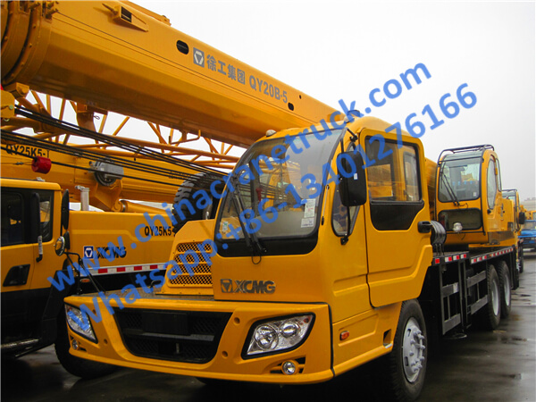 XCMG 20 Ton Heavy Mobile Crane Boom Truck QY20B.5 From China ...