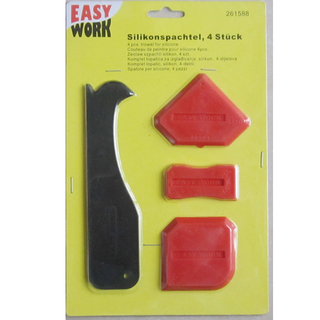 4pcs calafatean el raspador de la esquina del removedor de la lechada del silicón del sellante de la junta de la herramienta del retiro (BC-P005)