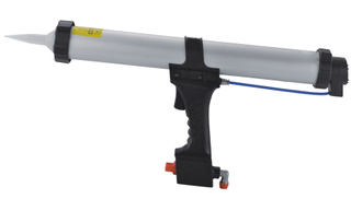 Both Sausage and Cartridge Use Mutli-Functional Pneumatic Caulking Gun (BC-1404)