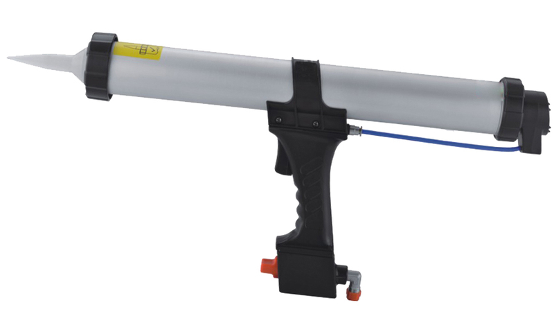 Both Sausage and Cartridge Use Mutli-Functional Pneumatic Caulking Gun (BC-1404)
