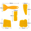 Silicone Sealant Scraper Smoothing Tool Caulking Tool Kit Grout Finishing Tools for Bathroom Kitchen Room，Set of 9