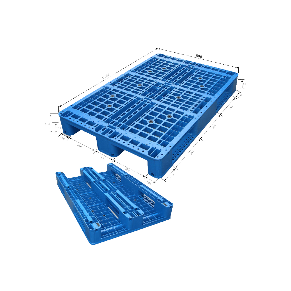 Plástico Duro Personalizar 1200 * 800 Hdpe Paleta De Plástico Para Rack