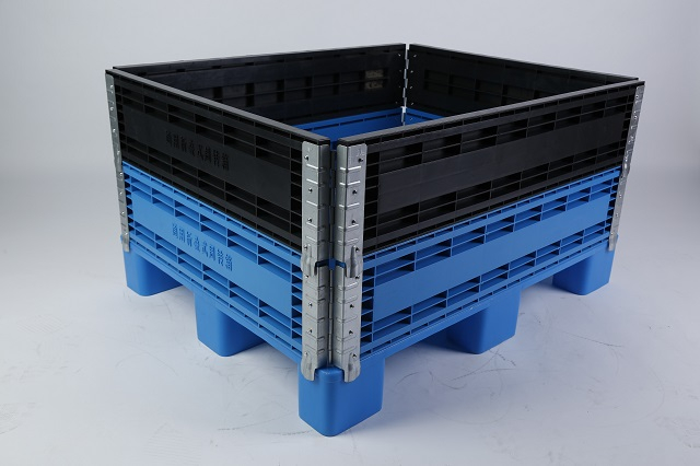 Caja de paquete de funda de collares de paleta de plástico plegable con tapa
