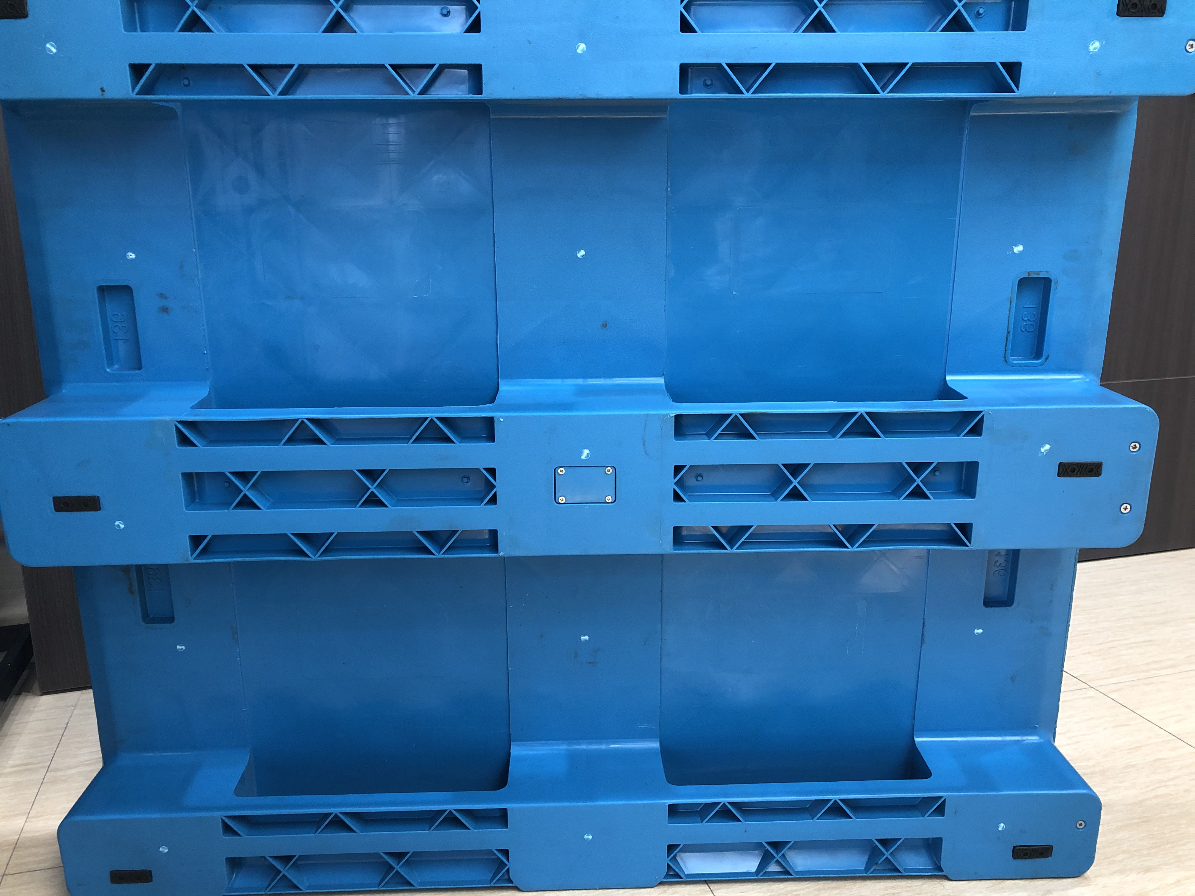 1200 x 1000 paletas de plástico RFID de higiene duradera para automatización