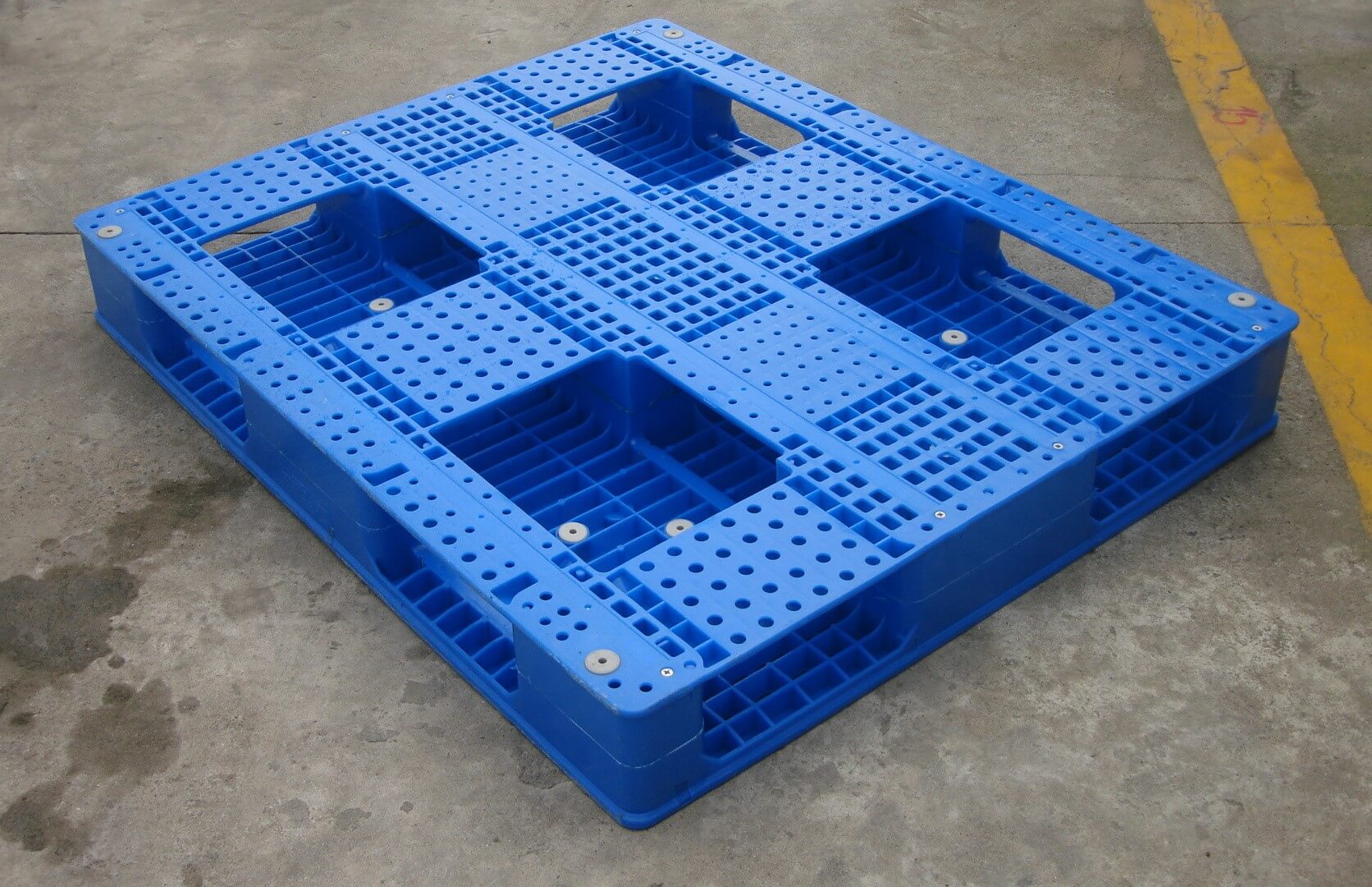 Plataformas Rackable de plástico de soldadura reforzada con acero personalizado 48x40