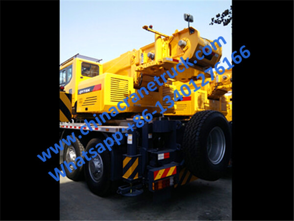 XCMG 75 ton conventional lift heavy truck crane QY75K