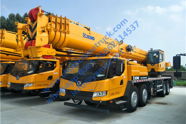 Customer order XCMG 50ton truck crane QY50KA