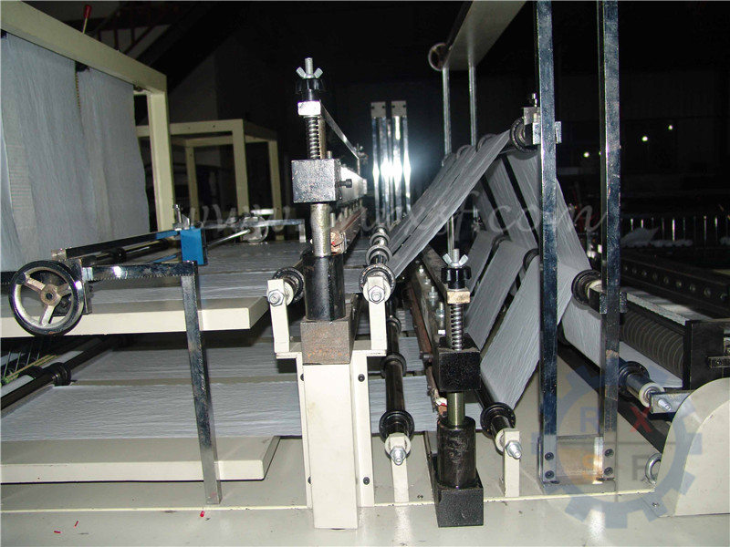 Fully automatic high-speed 6 lines bag making machine