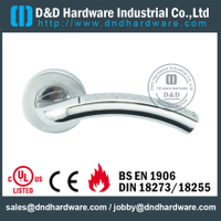 Stainless Steel 304 Thread Type Solid Lever Handle untuk Fire Doors-DDSH068