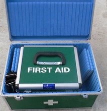 Convenient Medical Metal First-Aid Box (35*23*18cm)