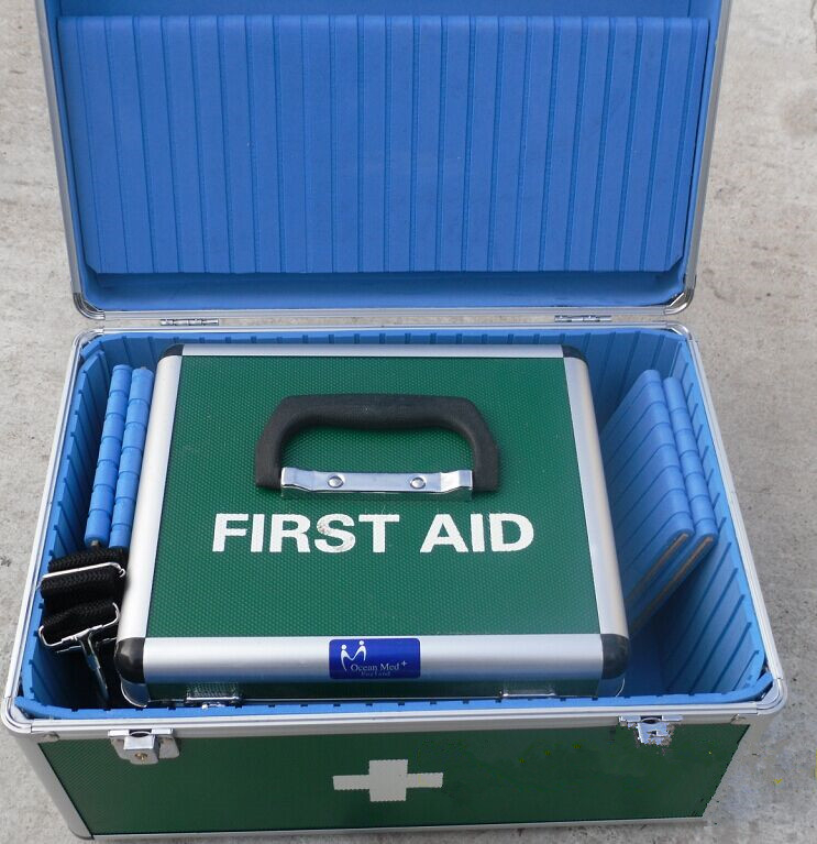 Convenient Medical Metal First-Aid Box (35*23*18cm)