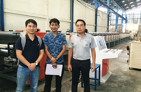 Wuxi Shenxi instaló la máquina en Tailandia