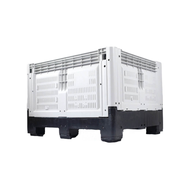 Large Rigid Plastic Storage Collapsible Pallet Box
